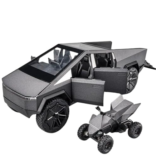 Two futuristic vehicle models on a white background