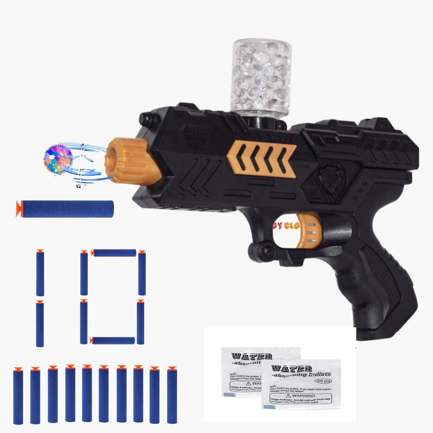 2 In 1 Soft Aqua Blaster Gun