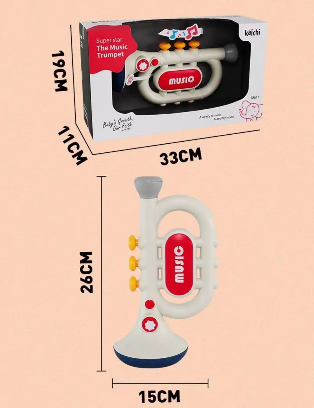 Musical Toy Trumpet