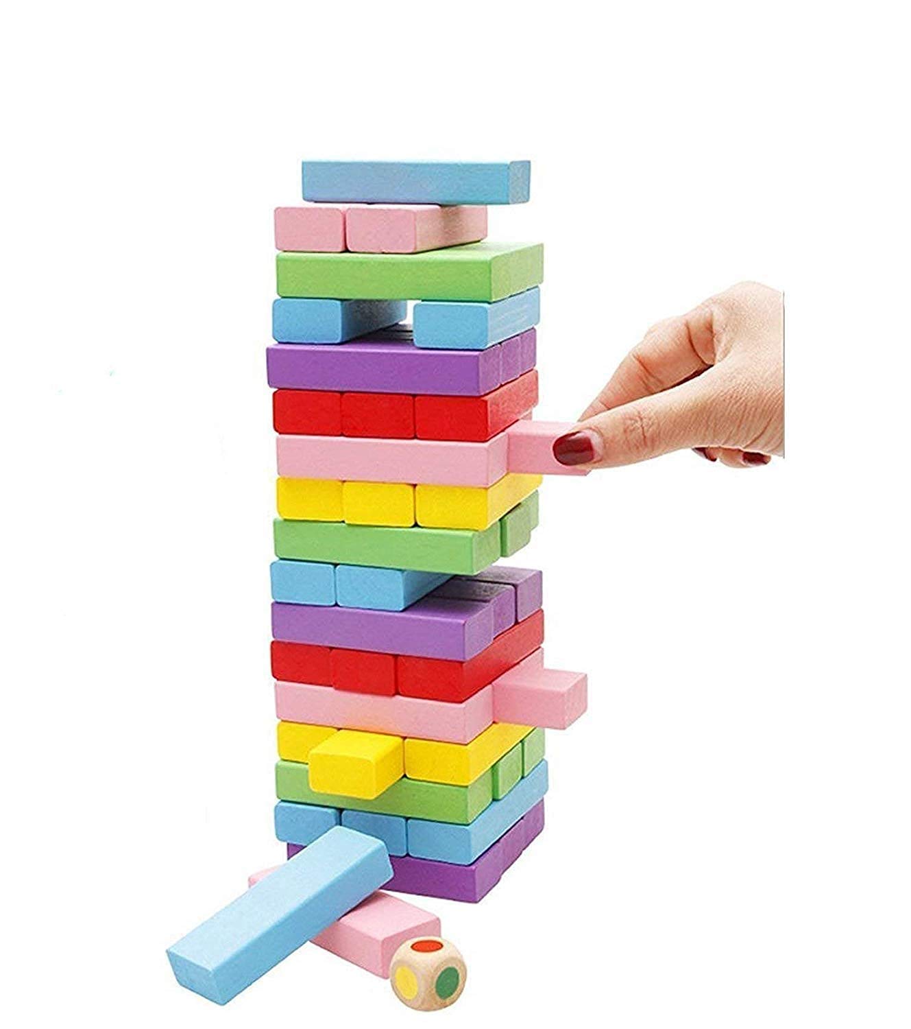 Wooden Blocks Coloring Zenga Toy (Small)