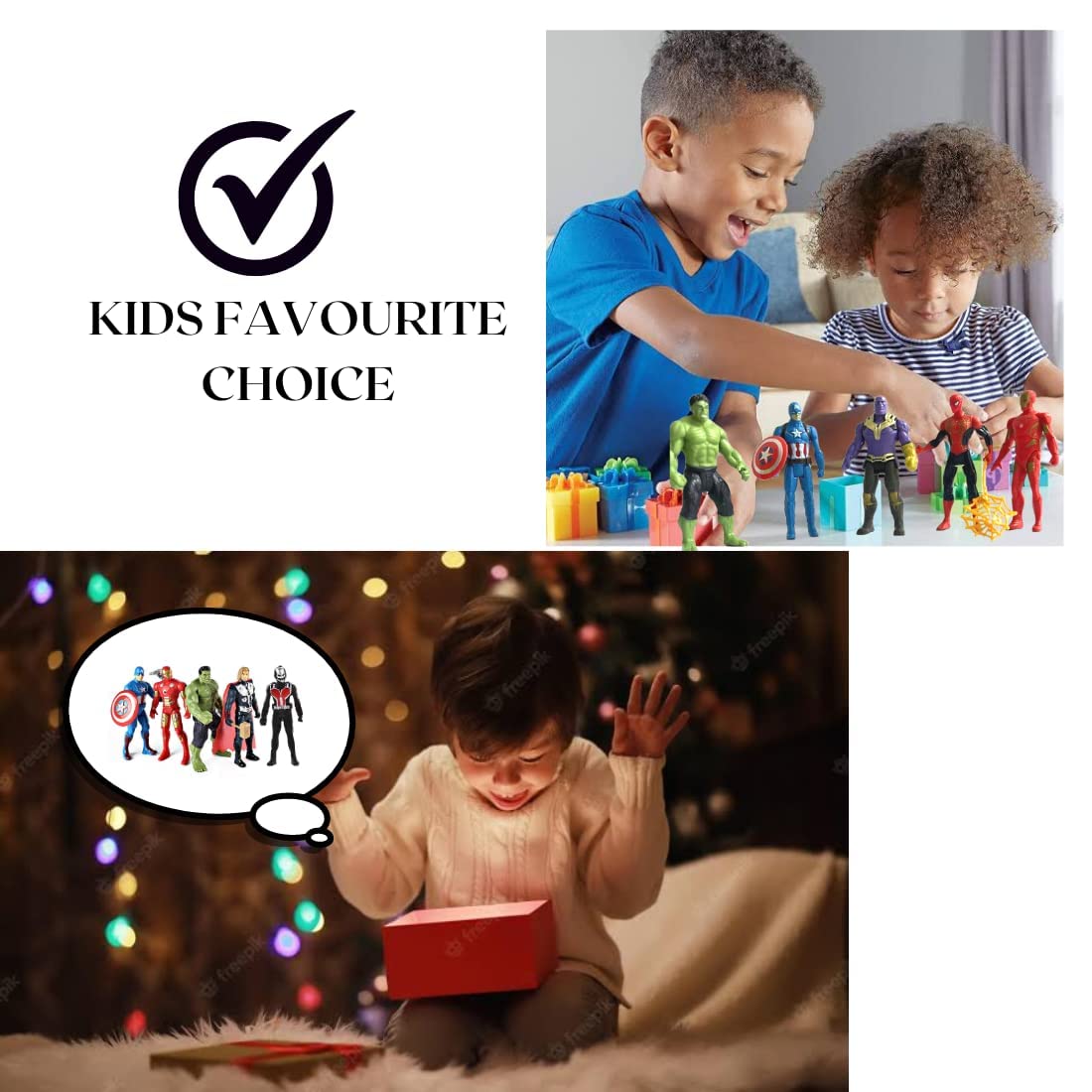 Super Hero Avengers Toy(PACK OF 5)