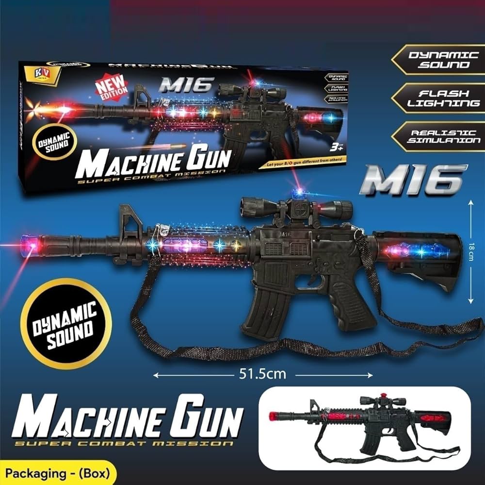 Machine Gun Super Combat - Light and Sound