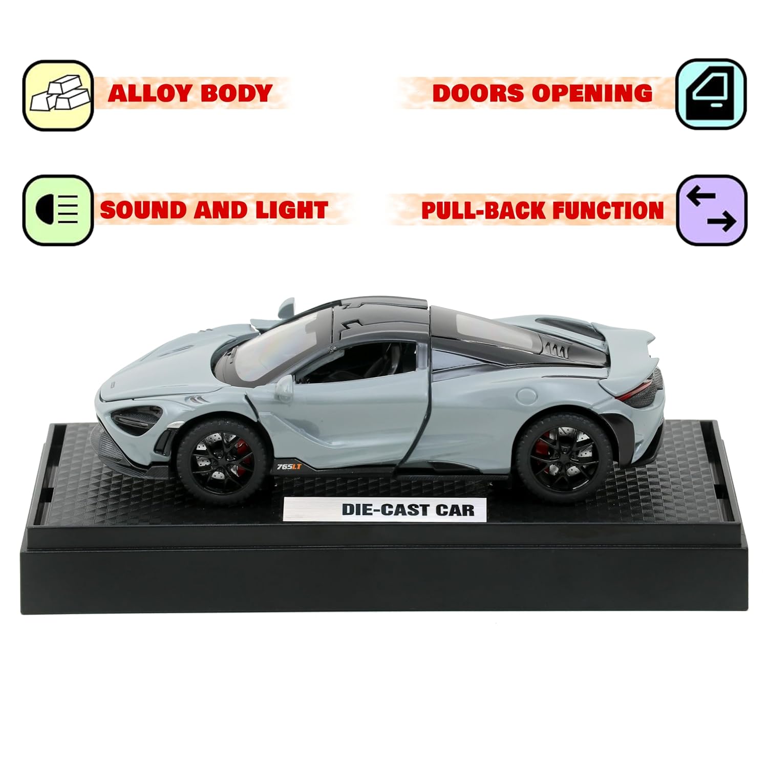 McLaran 765LT Toy Car 1:32 Scale Car