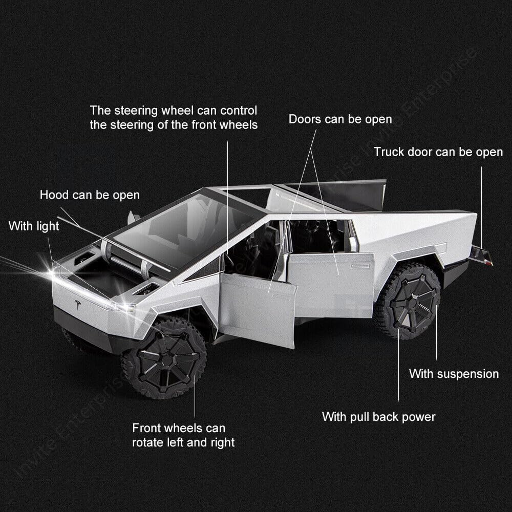 1:24 Scale Tesla Cybertruck Model