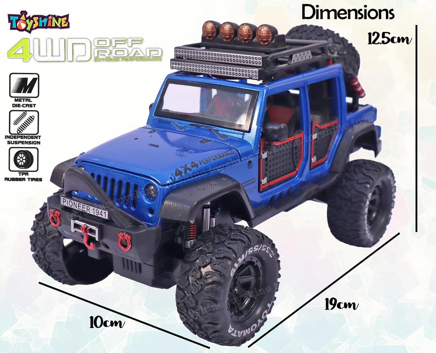 4WD Off Road Die Cast Car Metal Model