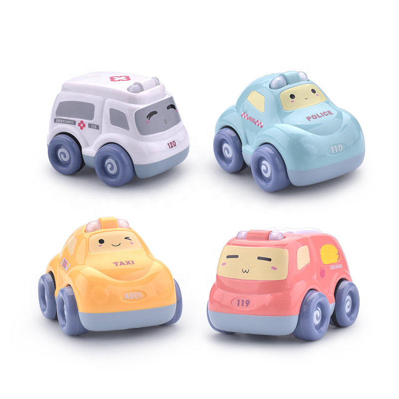 MUSICAL PULL BACK EMERGENCY VEHICLES