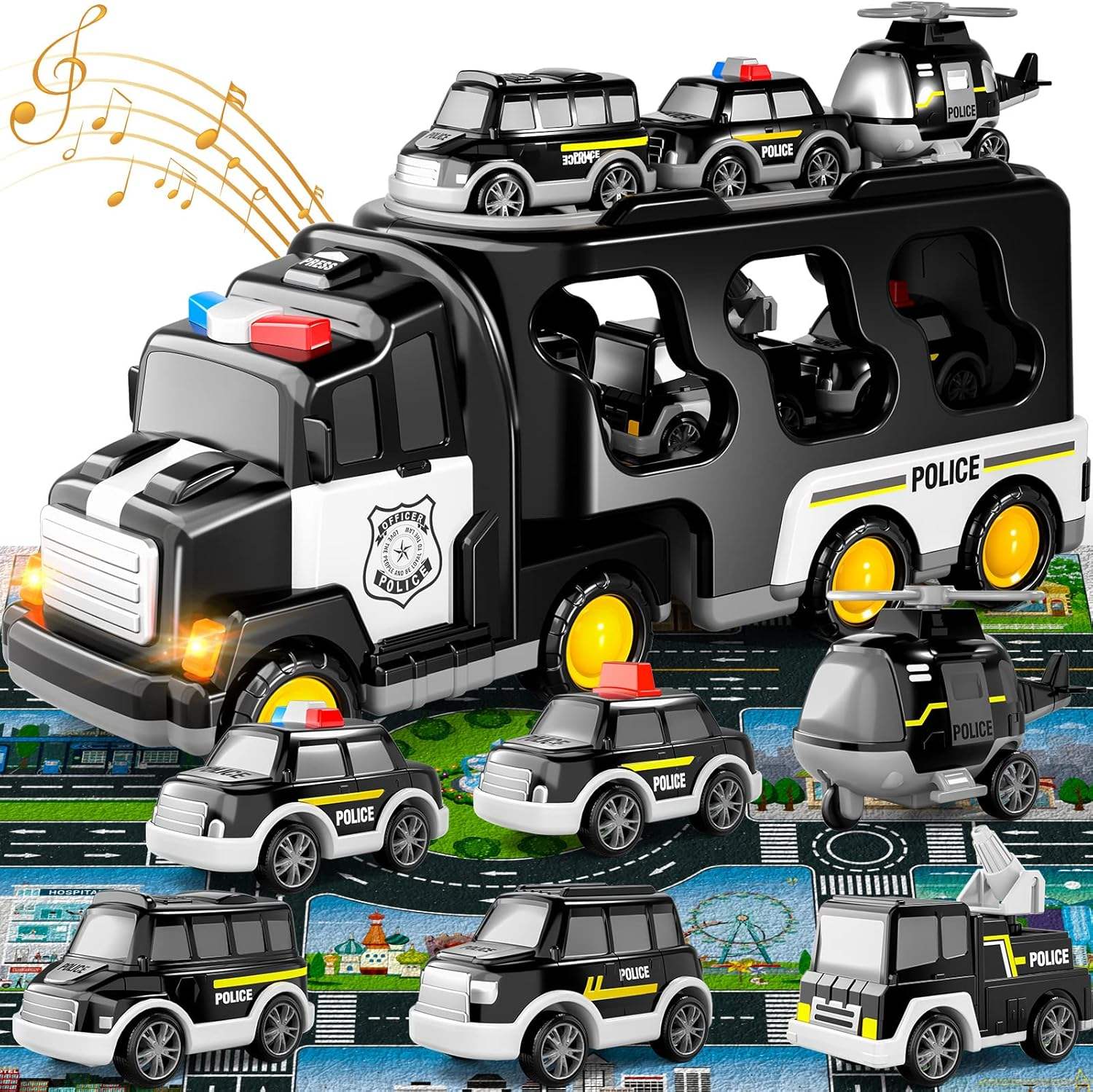 BIG CARRIER TRUCKS WITH SMALL CARS