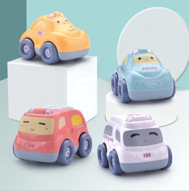 MUSICAL PULL BACK EMERGENCY VEHICLES