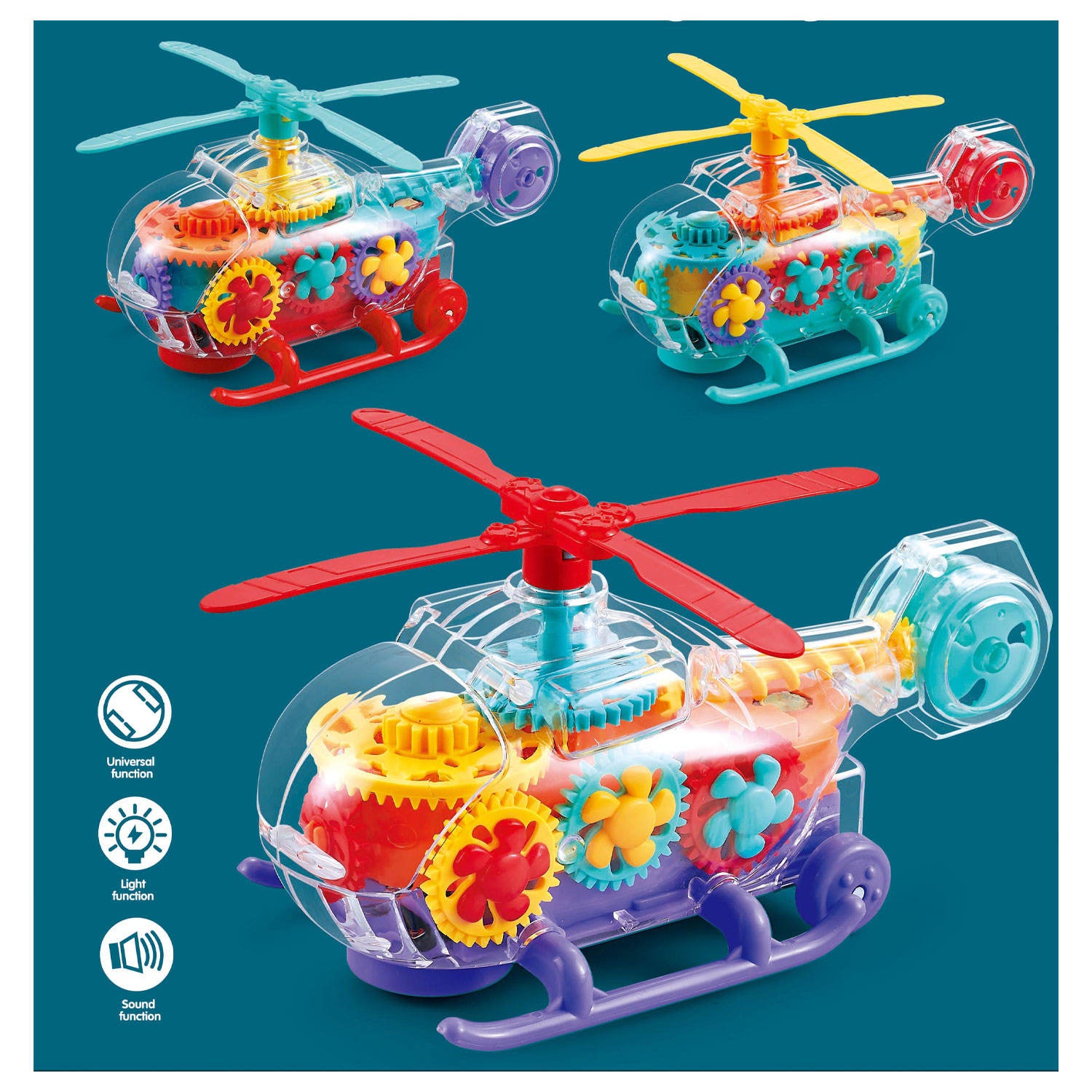 Transparent Helicopter