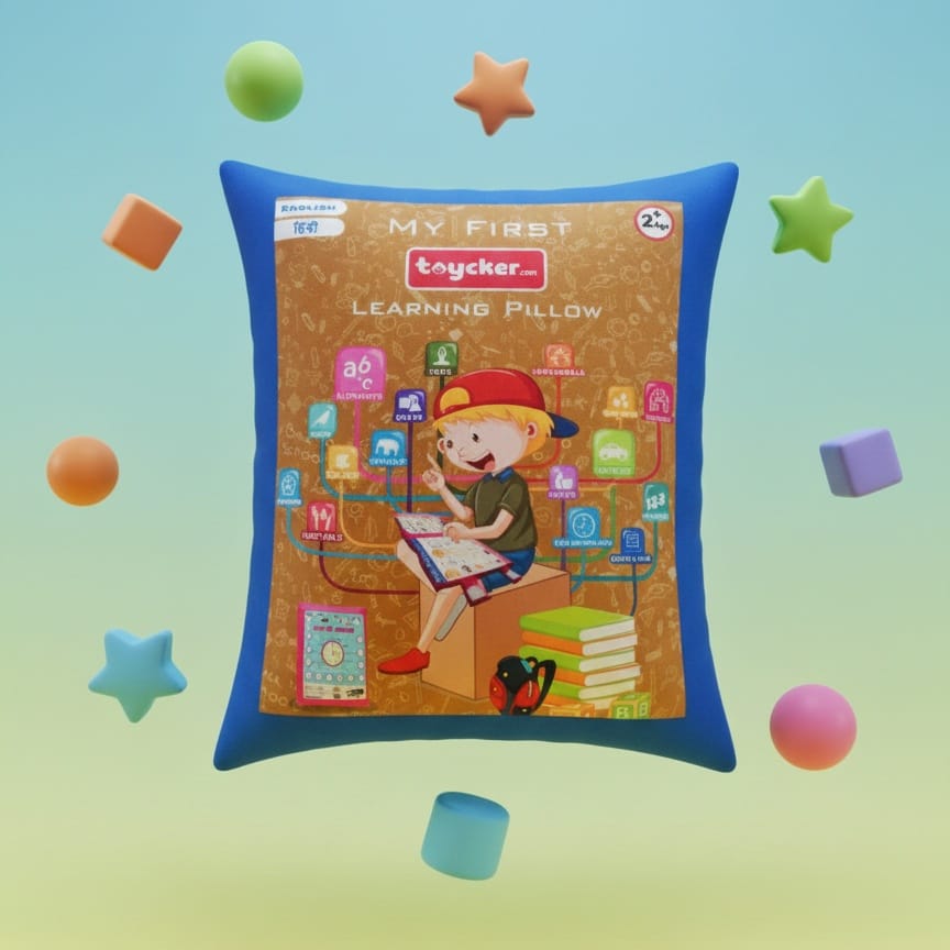 Kids Learning Pillow Cum Cloth Book