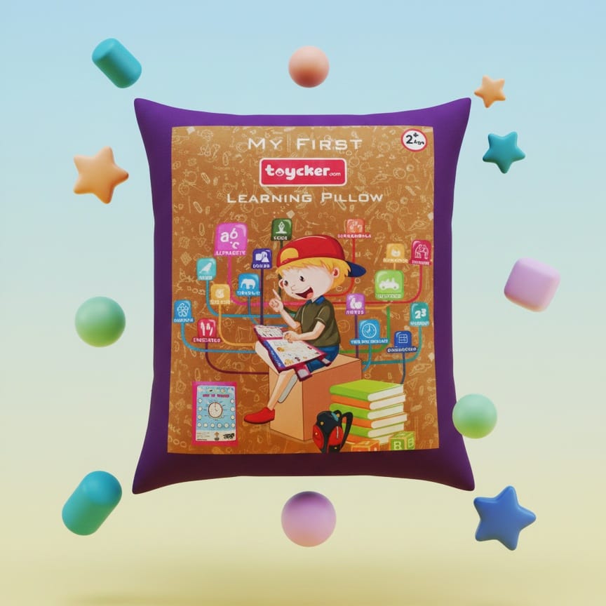 Kids Learning Pillow Cum Cloth Book