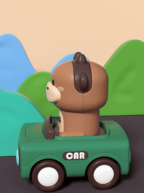 ANIMAL FACE CAR